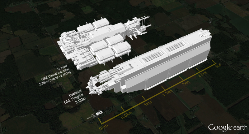 Illustration for article titled Eve Online Ships, Compared To The Real World
